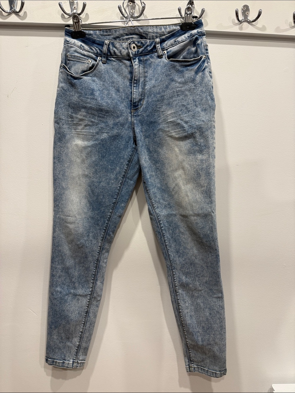 Schwing Apparel Acid Wash Skinny Jeans Size 29